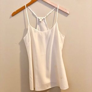 J Crew cream tank.